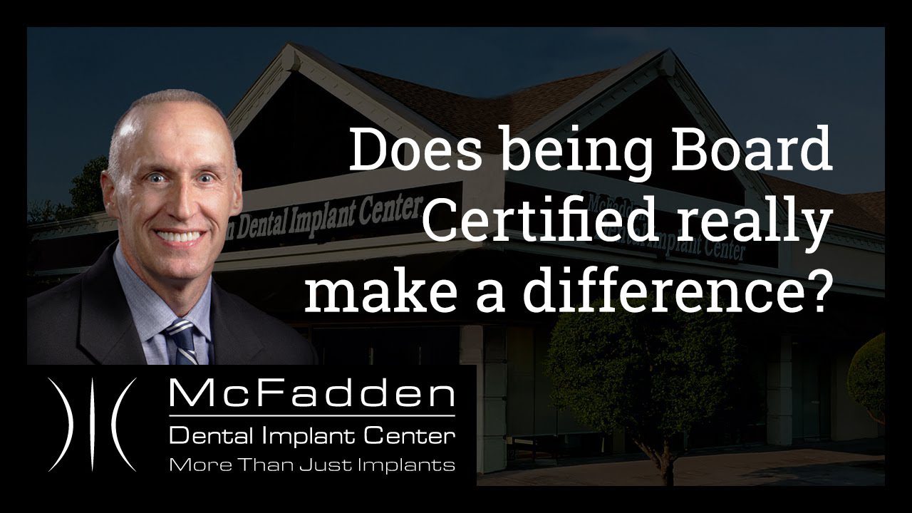 Does being Board Certified really make a difference?