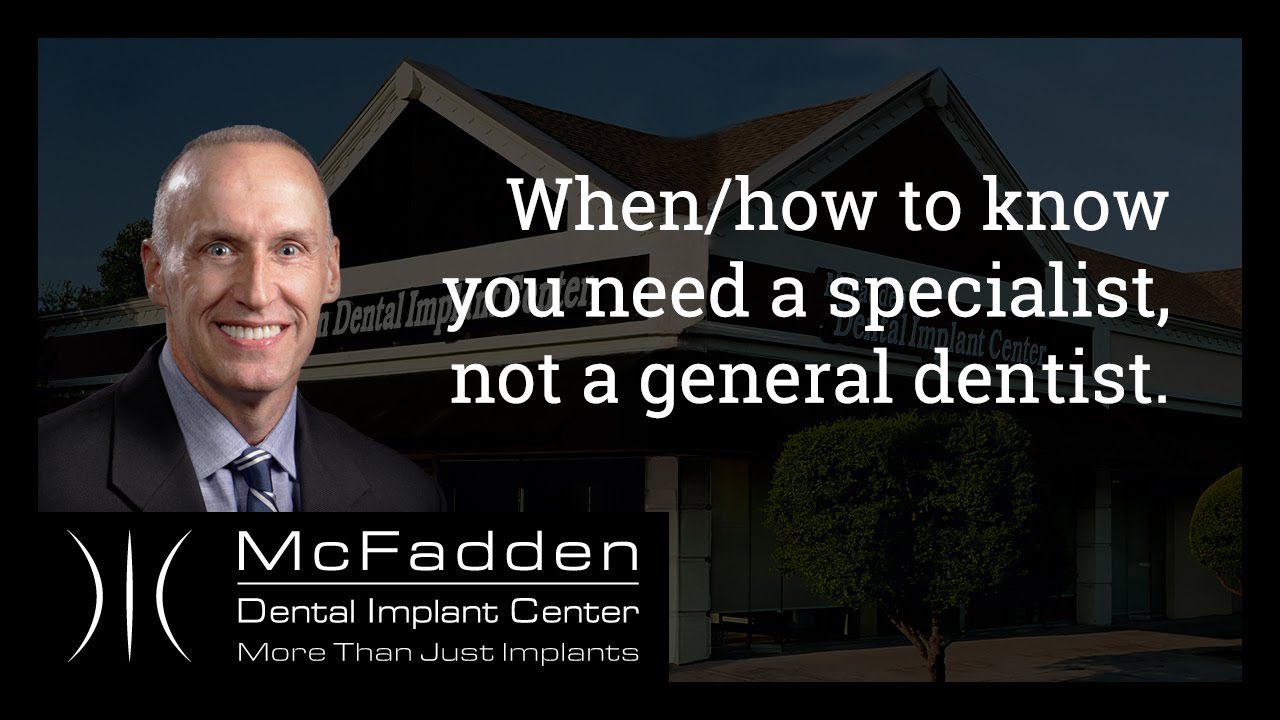 When or how to know it’s time to see a Specialist